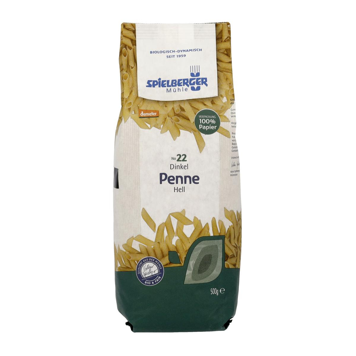 Dinkel Penne, hell, demeter